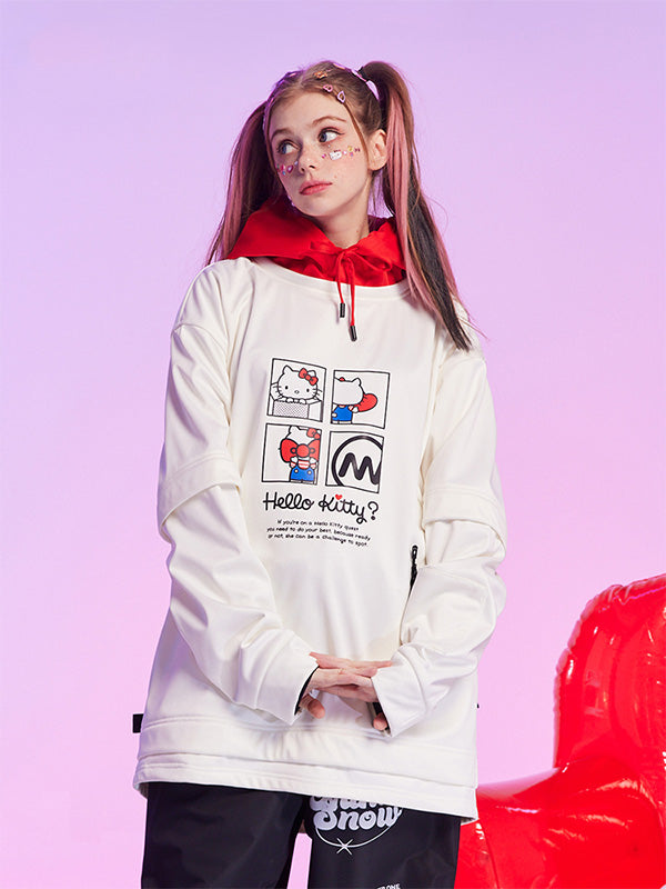 Women's Nandn x Hello Kitty Snowboard Hoodie | Snowverb