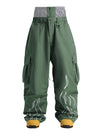 Women's Gsou Snow Furious Spark Reflective Fire Cargo Snow Pants