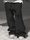 Women's Mountain Fancy Polka Dot Stars Freestyle Snow Pants