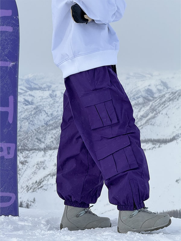 Baggy Ski Pants Men SNOWVERB Women Men Casual Ski Baggy Cargo