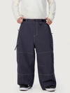 Men's Wild Soul Crew Utility Cargo Snow Pants – Heavy Stitch Baggy Fit
