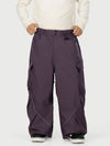 Men's Camden Punk Reflective Street Utility Cargo Snow Pants – Baggy Freestyle Fit