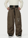 Men's Camden Punk Rivet Street Utility Cargo Snow Pants – Baggy Freestyle Fit