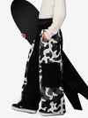 Men's Wild Motion Reflective Colorblock Extra Baggy Snow Pants