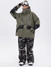 Women's Chillform Reflective Camo Snow Suit – Glow Trail Jacket with Baggy Snow Pants Set