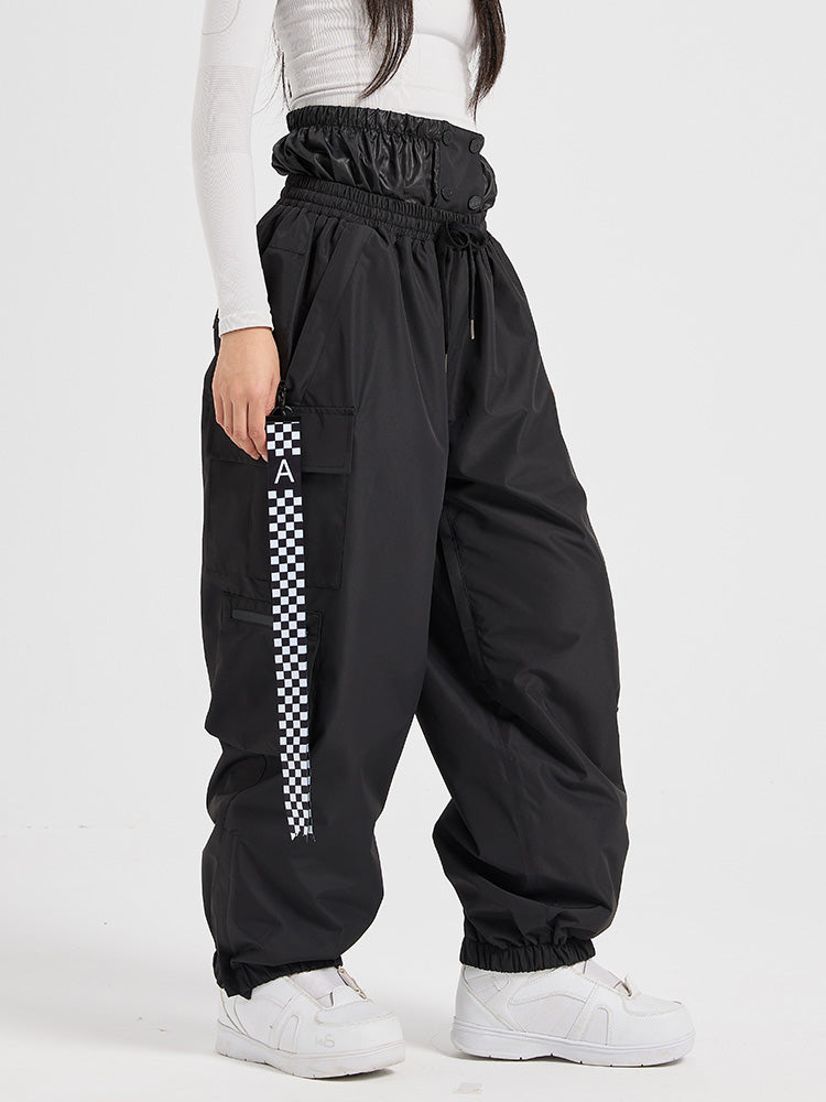 Women's RAWRWAR Prime Cargo Baggy Snowboard Pants Snowverb