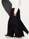 Men's Raw Utility Rivet Workwear Denim Snow Pants – Double Back Pocket Oversized Fit
