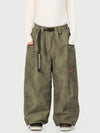 Women's Techline Durable Stretch Utility Cargo Snow Pants – Baggy Freestyle Fit