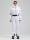 Women's Mountain Chic High Pile Fleece Winter Fashion Ski Jumpsuit