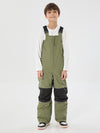 Boys Winter Trek Light Reflective Knee Guard Waterproof Insulated Snow Bib Pants