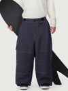Men's Wild Soul Crew Utility Cargo Snow Pants – Heavy Stitch Baggy Fit