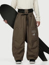Men's Camden Punk Rivet Street Utility Cargo Snow Pants – Baggy Freestyle Fit