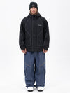 Men's Night Skiing Chill Reflective Snow Suit – Mountain Jacket & Streetstorm Baggy Pants Set