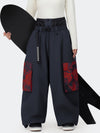 Women's Hyper Flux Urban Graffiti Freestyle Baggy Cargo Snowboard Pants - Park Rider