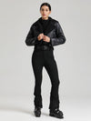 Women's Glacier Vogue Ski Jumpsuit & Fleece-Collar Faux-Leather Jacket