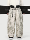 Men's Urban Vibe Workwear-Inspired Rivet-Trim Wide Fit OG Baggy Snow Pants