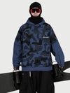 Men's Park Rider Freestyle Snow Hoodie – 2-in-1 Layered Style with Contrast Sleeves