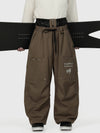 Men's Camden Punk Rivet Street Utility Cargo Snow Pants – Baggy Freestyle Fit