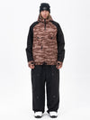 Men's Freestyle Mountain Camo Snow Suit – Bomber Jacket & Baggy Pants Set