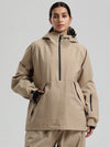 Women's Gsou Snow Durable Urban Vibe Pullover Anorak Snowboard Jacket