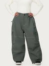 Women's Wild Soul Crew Utility Cargo Snow Pants – Heavy Stitch Baggy Fit