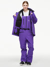 Men's Backcountry Mountain Windbreaker Thermal Snow Suits with Overalls Bibs