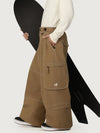 Men's Wild Soul Crew Utility Cargo Snow Pants – Heavy Stitch Baggy Fit