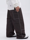 Women's Urban Street Style Freerider Baggy Snow Pants