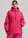 Women's Gsou Snow Durable Urban Vibe Pullover Anorak Snowboard Jacket