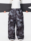 Women's Nightline Park Rider Reflective Trim Cargo Pockets Baggy Snow Pants