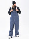 Men's City Chill Street Style Freerider Baggy Snow Bib Overalls