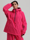 Women's Gsou Snow Durable Urban Vibe Pullover Anorak Snowboard Jacket