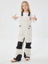 Girls Mountain Trek Light Reflective Knee Guard Waterproof Insulated Snow Bib Pants
