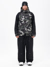 Men's Freestyle Mountain Camo Snow Suit – Bomber Jacket & Baggy Pants Set
