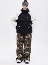 Women's Freestyle Mountain Camo Snow Suit – Bomber Jacket & Baggy Pants Set