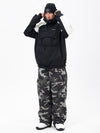 Men's Freestyle Mountain Camo Snow Suit – Bomber Jacket & Baggy Pants Set