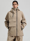 Women's Gsou Snow Terrain Flow FlexZip Hybrid Cargo Snowboard Jacket