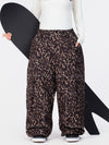 Women's Nightline Park Rider Reflective Trim Cargo Pockets Baggy Snow Pants