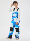Boys Mountain Trek Light Reflective Knee Guard Waterproof Insulated Snow Bib Pants