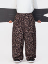 Men's Nightline Park Rider Reflective Trim Cargo Pockets Baggy Snow Pants