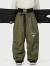 Men's Camden Punk Rivet Street Utility Cargo Snow Pants – Baggy Freestyle Fit