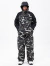 Men's Freestyle Mountain Camo Snow Suit – Bomber Jacket & Baggy Pants Set