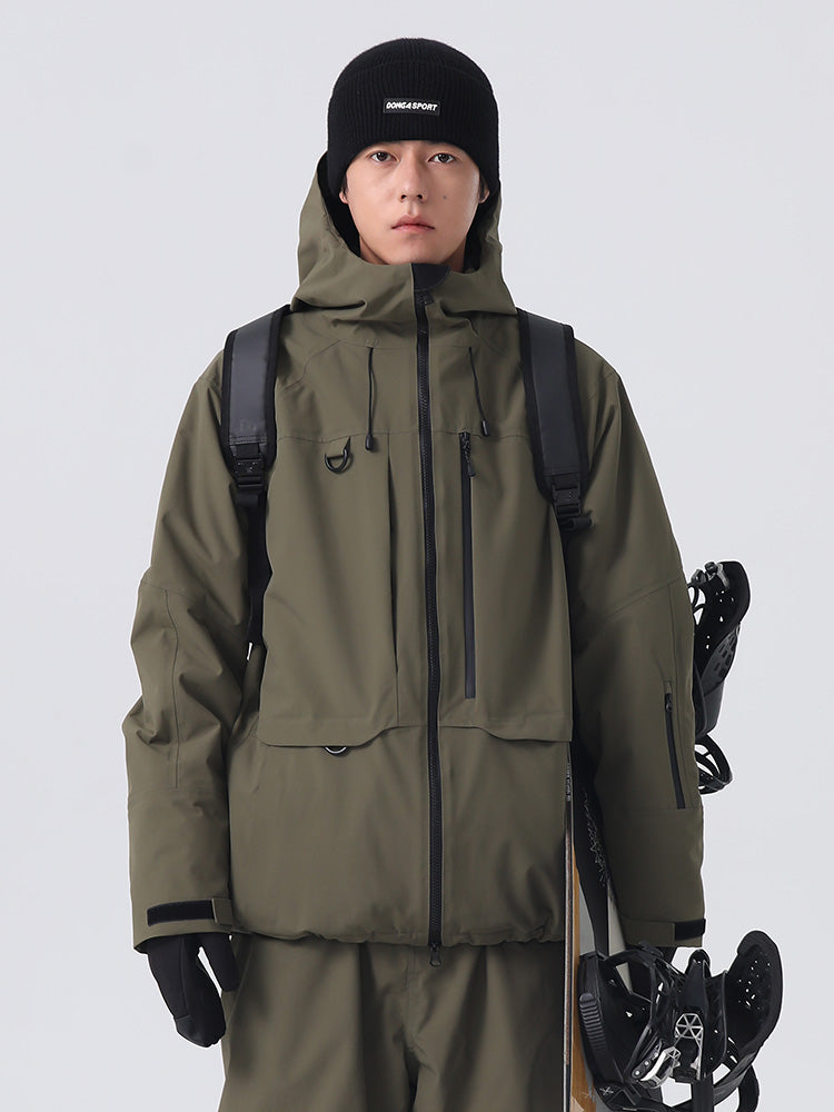 Men's Searipe Unisex Durable Mountain Rider All-Terrain Baggy Snow Jacket