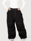 Women's Wild Soul Crew Utility Cargo Snow Pants – Heavy Stitch Baggy Fit
