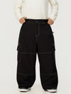 Men's Wild Soul Crew Utility Cargo Snow Pants – Heavy Stitch Baggy Fit