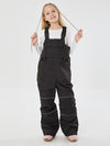 Girls Mountain Trek Light Reflective Knee Guard Waterproof Insulated Snow Bib Pants