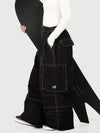 Women's Wild Soul Crew Utility Cargo Snow Pants – Heavy Stitch Baggy Fit