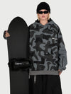 Women's Park Rider Freestyle Snow Hoodie – 2-in-1 Layered Style with Contrast Sleeves