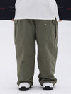 Men's Double Knee Mountain Freestyle Baggy Camo Snow Pants