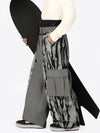 Men's Wild Motion Reflective Colorblock Extra Baggy Snow Pants
